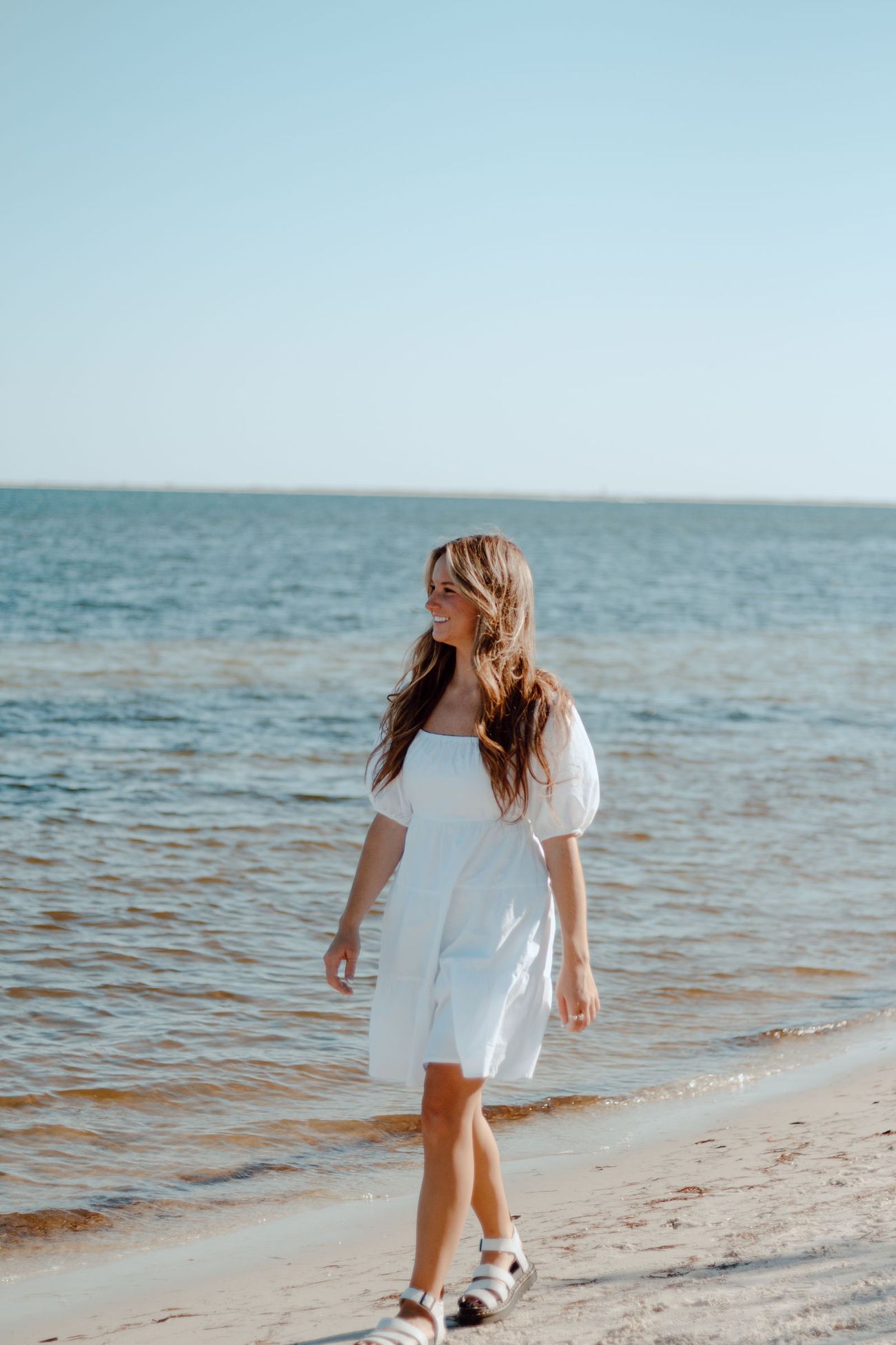 Walking the shoreline
