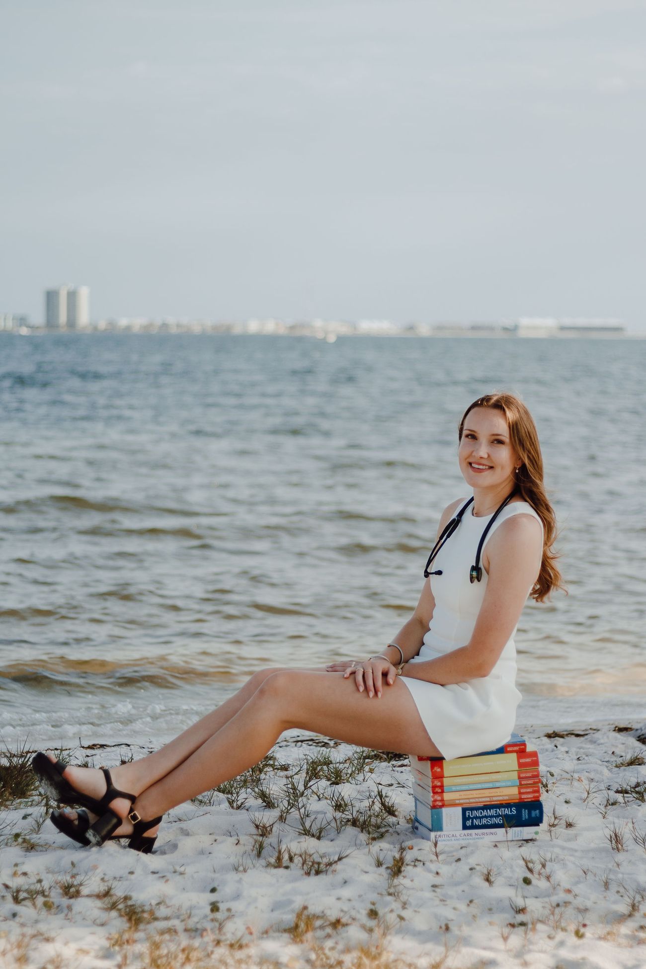 On the rocks at the bay